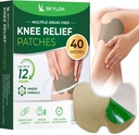 Knie Relief Patches, knie Patches, Heat Patches voor Joint Back Shoulder Neck, Herbal Patches voor Knie, Wormwood Extract Sticker voor Knie, Long Lasting Relief voor Spier, Tot 12 Hrs 40 Tellen