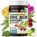 BIO KRAUTER Uric Acid Support Gummies - 60 Vegan Kauwen - Uric Acid Support w/Tart Cherry & Chanca Piedra 4:1 Extracten - Natuurlijke Nier Supplement w/Milk Thistle en Kurkuma