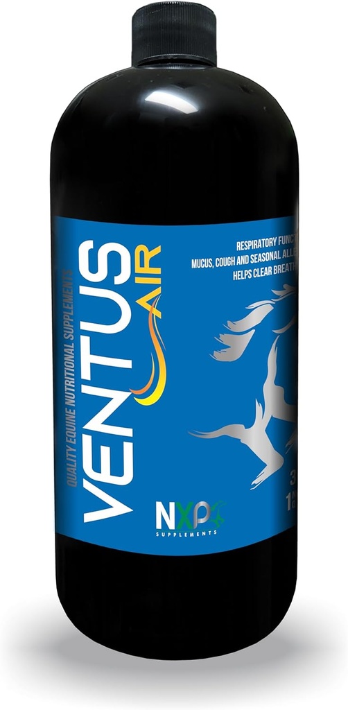 Ventus Air - ademende ondersteuning Slijm Hoest Allergieën supplement voor paarden door NXP supplementen - 1 Kwart (32 oz)
