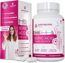 Boric Acid Suppositories for Women - Vaginale pillen - Bevordert Vaginale pH-balans, gezonde Flora, Odor Control, Made in The USA - 600mg, 30 Tellen