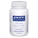 Encapsulations pures Complexe de soutien thyroïde - Soutient la santé thyroïde* - Infusion antioxydante - avec Ashwagandha & Iodine - Non-OGM & Végétarien - 60 Capsules