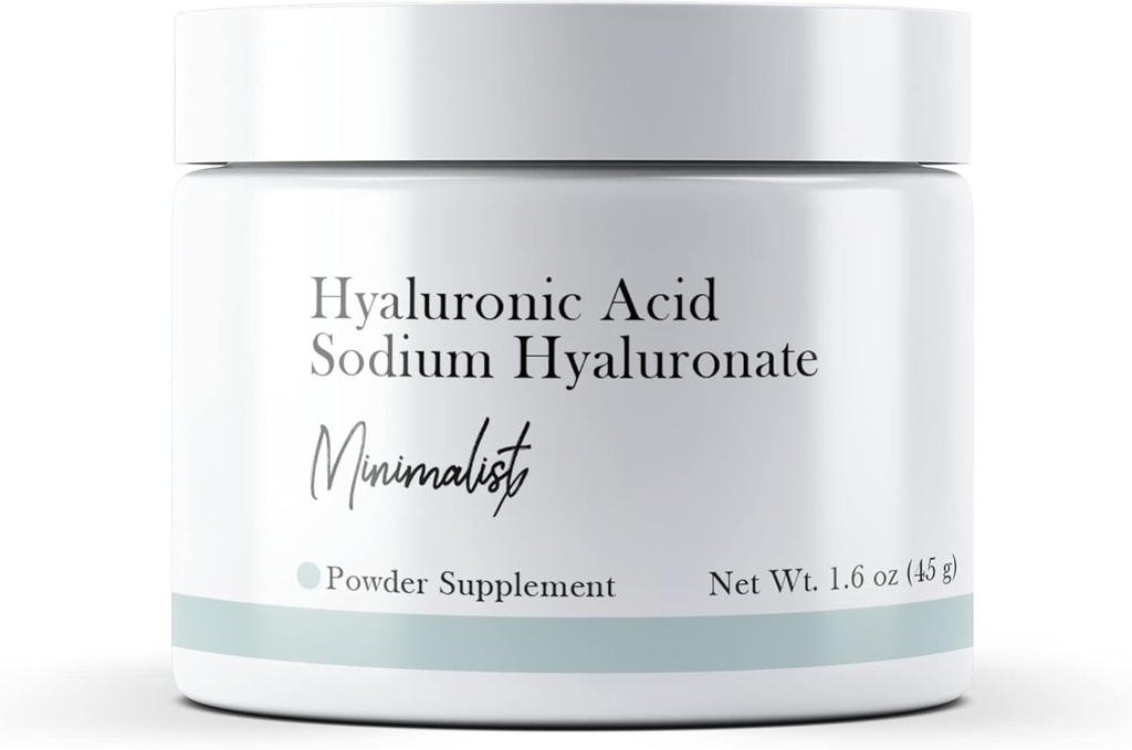 Minimalistisch Hyaluronzuur (1.6 oz) Natriumhyaluronaat, poeder, voedingssupplement