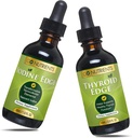 Go Nutriënten Nascent Jodium & Thyroid Support Dieetsupplementen Hoge Potentie Liquid Drops Non-GMO GlutenGlutenGratis Jodium Edge om het metabolisme te verhogen Verbeteren Huid & Stop Haarverlies & Verhoog niveaus van jodium