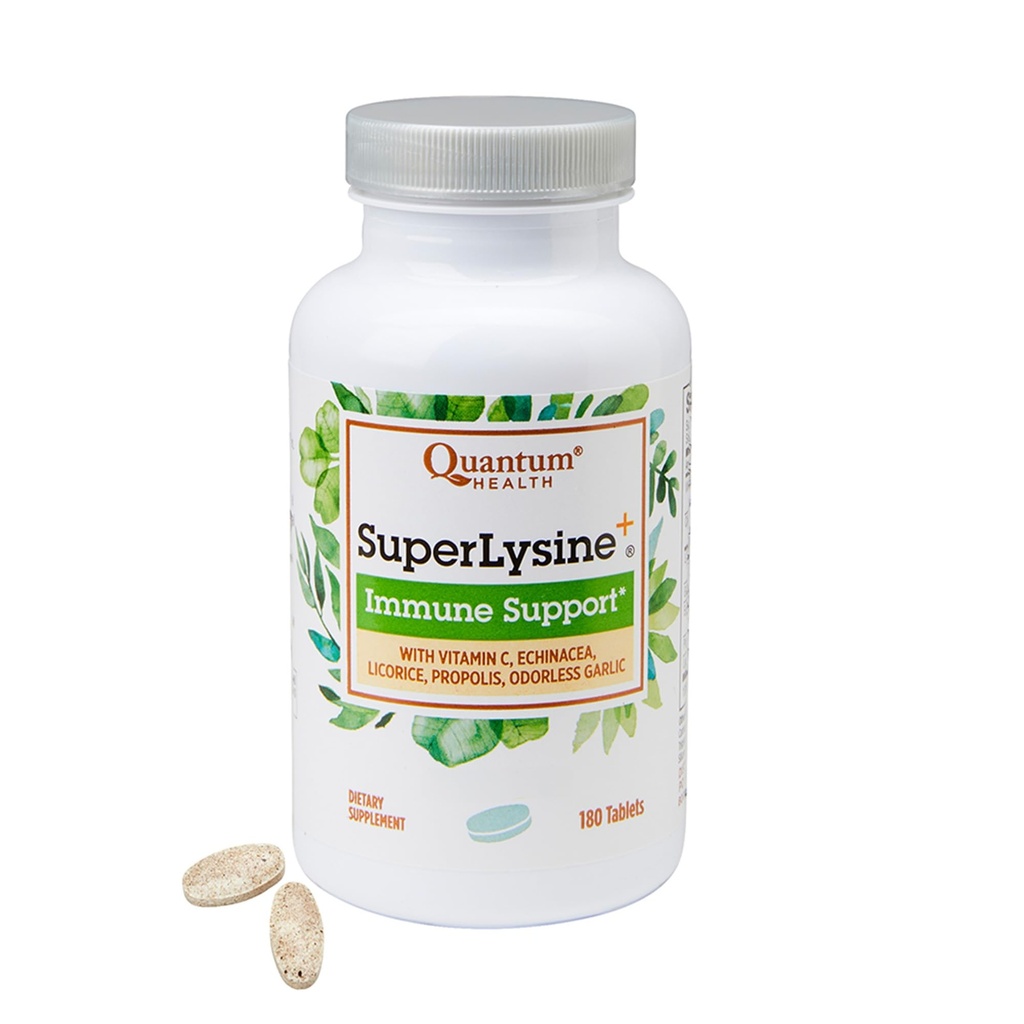 Quantum Amino Acid Super Lysine Plus Tablet - 180 tabletten per verpakking - 3 per geval.