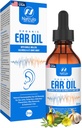 Biologische oorolie voor oorontsteking - Natuurlijke oordruppels voor oorpijnpreventie, Swimmer's Ear & Wax Removal - Kids, Adults, Baby, & Dog Earache Remedy - met Mullein, Knoflook, Calendula Made in USA (2 Oz)