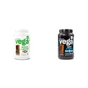 Vega Protein en Greens Protein Poeder, Chocolade - 20g Plant Based Protein Plus & Premium Sport Protein Chocolate Proteïne Poeder, Veganistisch, Niet GGO, Glutenvrije Plant Based
