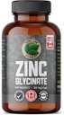 Zink Glycinate 23 mg Supplement - 150 Vegan Caps by Pure Lab Vitaminen - Aminozuur Zout voor gezonde huid & Nails - Ondersteunt het immuunsysteem, Prostaat, Visie - Made in Canada