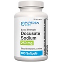 Purgen Labs Docusaat natrium 250mg Stool Softener Laxatieve 