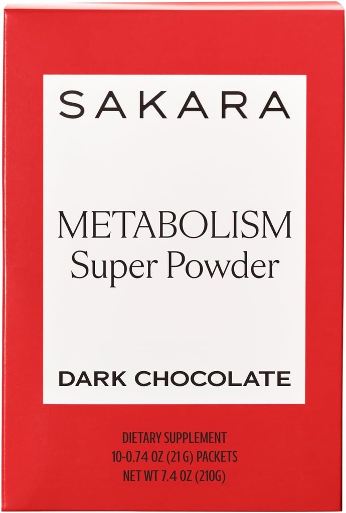 SAKARA Metabolisme Super Poeder, 10 porties - Metabolisme Drinkpoeder om te helpen spijsverterings- en opgeblazen gevoel, spijsverteringsenzymen Supplementen voor vrouwen, Gut Health Smoothie Mix met Gymnema Sylvestre
