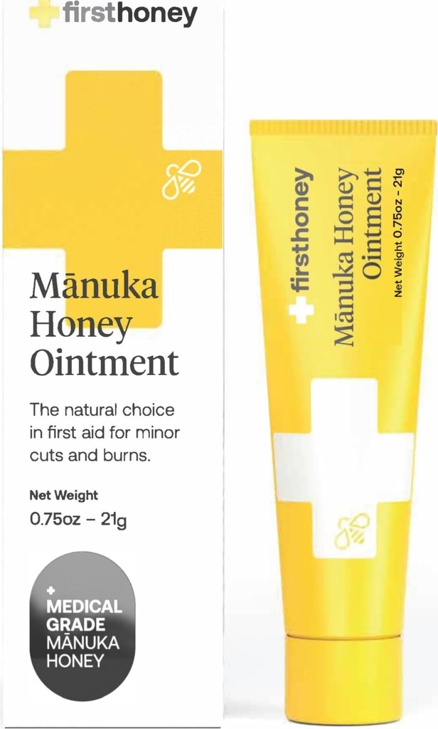 EERSTE HONING Manuka Wond Zalf [.75oz - 21g] 