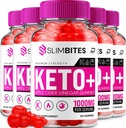 Slim Bites ACV Gummies Supplement - Slimbites Keto + ACV Gummies Apple Cider Vinegar 1000MG, Slim Bites Keto Gummies Reviews, Vitamine B12 (5 Pack - 300 Gummies)