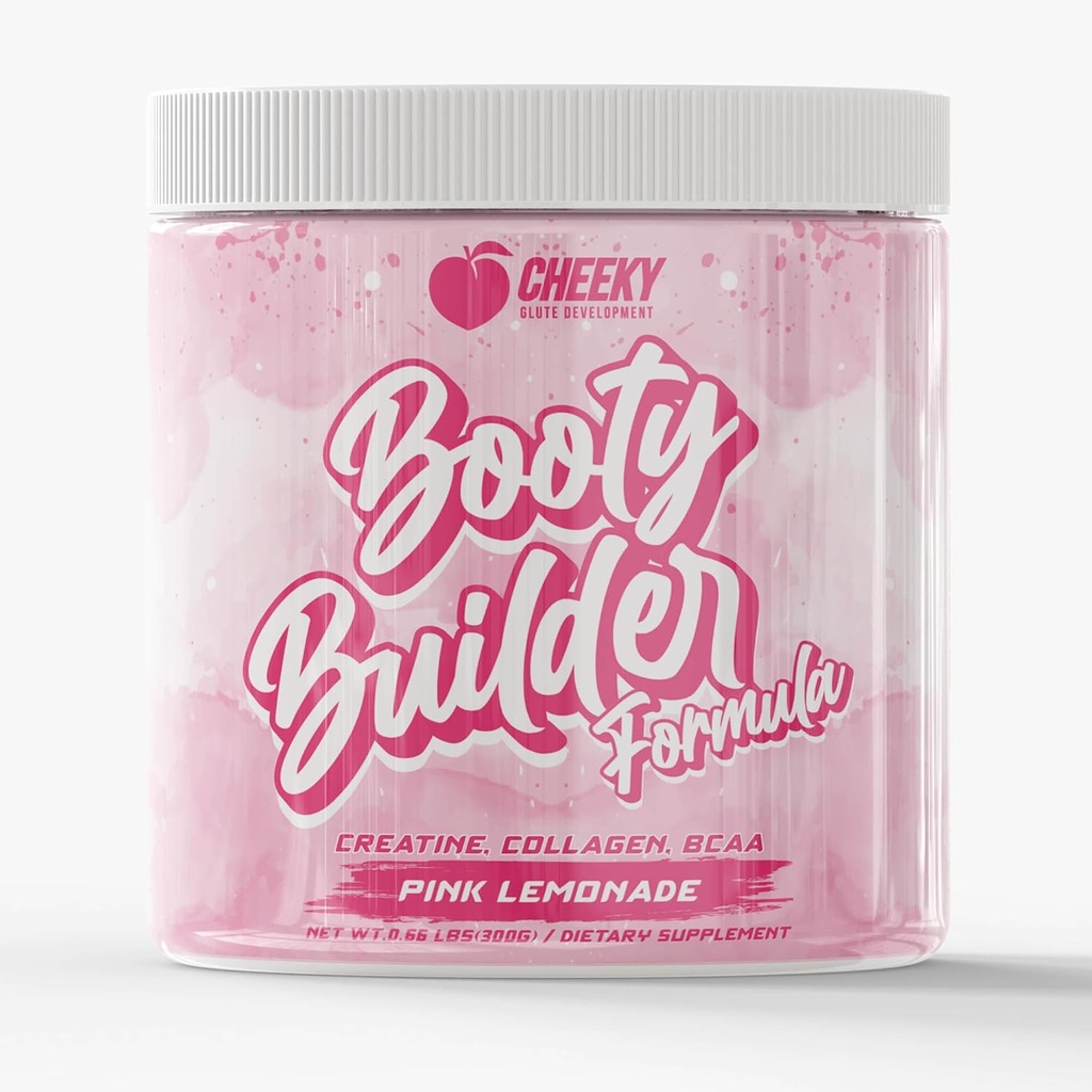 Booty Pump Formula - Roze limonade Creatine Blend voor vrouwen, BCAA's & Collagen, Spier Gain & Booty Growth Enhancer, Grit-Free Formula Creatina Para Mujeres Queratina Para Musculos