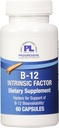 Laboratoires progressifs B-12 Supplément de facteur intrinsèque, 60 Nombre