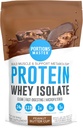Portions Master CFM Poudre de protéines isolates de lactosérum, 2 LB, 23g de faible teneur en glucides, faible teneur en gras, traité à froid, absorption rapide, croissance musculaire et soutien à la récupération (peanut Butter Cup)