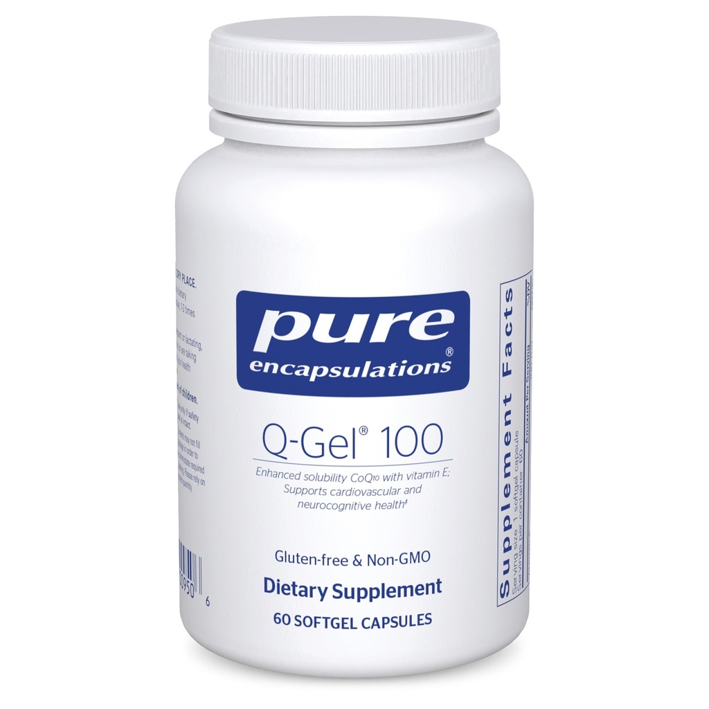 Pure Encapsulations Q-Gel 100 (Hydrooplosbare CoQ10) 