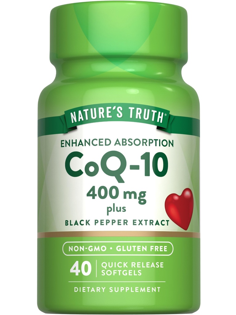 De waarheid van de natuur CoQ10 400mg .. Softgels . . . . . . . . .