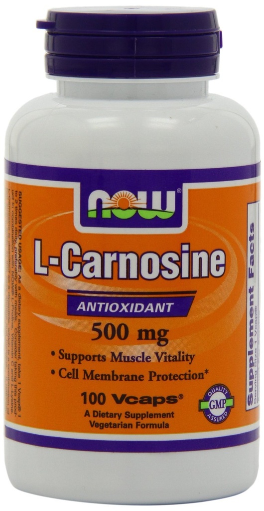 Nu Foods, L-Carnosine 500mg 100 VegiCaps (verpakking van 2)