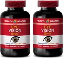 Vitaminen voor oogverzorging - Maximale Vision Support - Bevordert gezond zicht - l-Taurine supplement, luteïne, bosbessenfruit, druivenzaad, quercetindihydraat, L-Taurine, vitamine A pillen, 2 bot 120 capsules