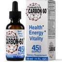 Greska's C60 in Organic Sunflower Oil - 45 Day Supply - Solvent-Free Carbon 60 Antioxidant Formula for Cellular Support, Vitality, Focus & Overall Wellness (1oz)