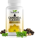 Candida Cleanse (60 capsules) Advanced Intestinal Overrowth Detox - Inclusief Oregano Leaf, Wormwood, Black Walnut - Bevordert de spijsvertering van gezondheid en regelmaat voor vrouwen en mannen