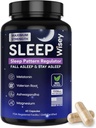 Wisey natuurlijke slaaphulp - bevordert gezonde slaap en ontspanning - kruiden slaapsupplement voor volwassenen met Valeriaan, Melatonine, Magnesium, Ashwagandha - niet-habit vorming - 60 capsules