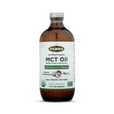 Flora Health MCT Oil Organic Energy Boost, C8 Caprylic & C10 Capric Acids, Keto, Kosher, Non-GMO Geverifieerd, 100% van Ethisch en Duurzaam Gebronzen Kokosnoten, 17 Fl Oz Liquid, Glass Bottle
