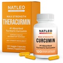 Theracurmin Turmeric Curcumin Supplement, 120 Count, High Absorptie Turmeric & Curcumin - Joint Supplement for Men and Women - 42,6X More Bioavailability