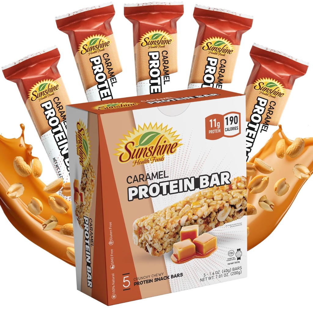 Glutenvrije proteïnerepen, 5 caramel gezonde proteïnerepen voor actieve levensstijlen, ideale proteïnerepen voor maaltijdvervanging, perfecte hoge proteïnerepen voor spierherstel en duurzame energie