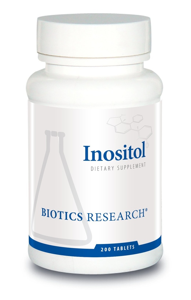 Biotica Onderzoek Inositol maïsvrij, Metabole Ondersteuning, Hersengezondheid, Nootropen, Rustige Slaap, Mood Ondersteuning, Hormonale Balance, Vrouwelijke Gezondheid, 200 tabletten