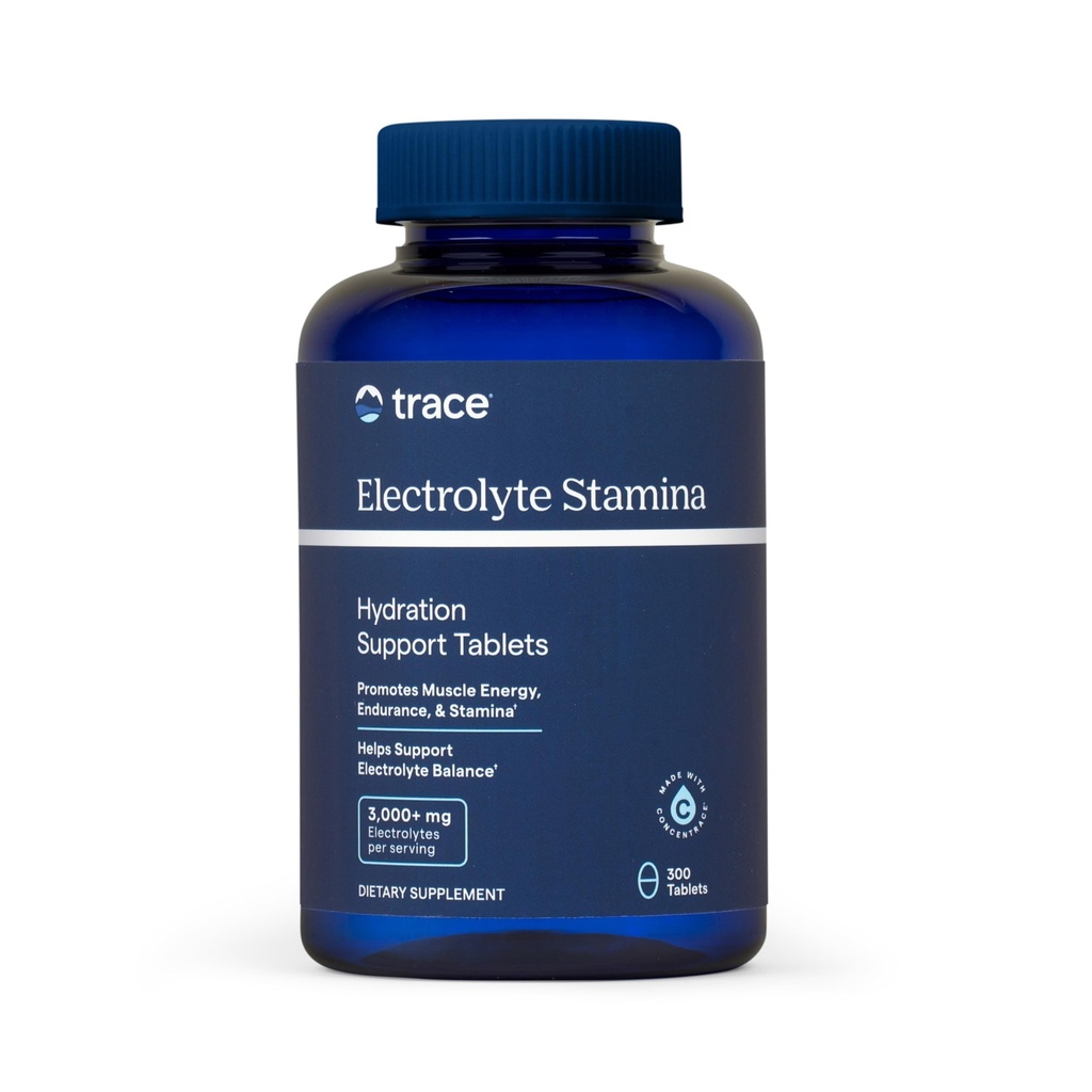Trace Minerals Electrolyte Uithoudingsvermogen - Ondersteuning voor hartgezondheid en hydratatie - Elektrolytsupplement Hulpmiddelen Spierkramp Relief & endurance - Mineral Supplement met Magnesium - 300 tabletten (50 porties)