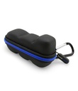 Case de voyage d'inhalateur d'asthme CASEMATIX avec carabinier porte-clés Lanyard et Clip-on, comprenant uniquement le boîtier porte-inhalateur, noir