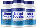 (3 Pack) Microbio Blood Booster, Micro Bio Blood Booster Natural Blood Flow Support Supplement, Micro Bio Merken Pillen Geavanceerde Microbiomerken Maximale sterkte Ondersteuning Formule (180 Capsules)
