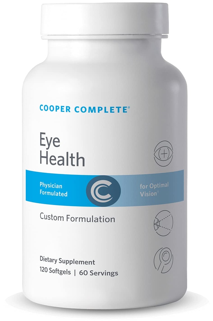 Cooper Complete - Eye Health Supplement - Lutein, Meso Zeaxanthine en Zeaxanthine, Vitamine C & E - 60 Day Supply Pack van 1