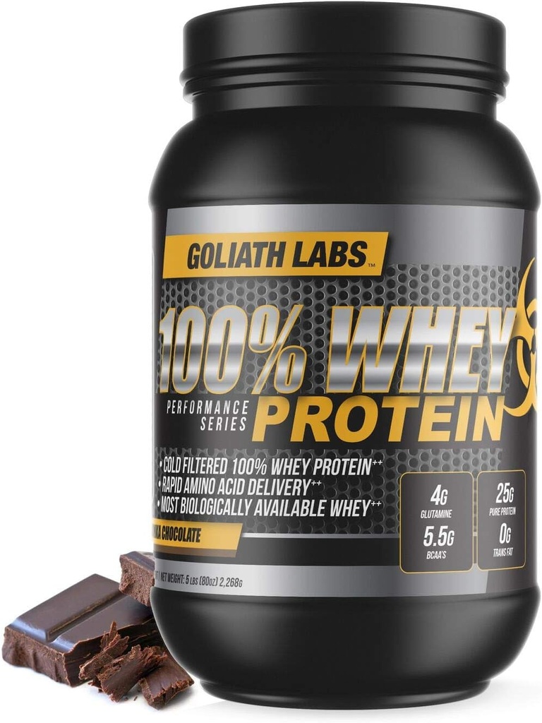Goliath Labs GL 100% Wei Proteïne Poeder 20 lb (chocolade)