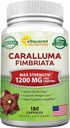 aSquared Nutrition Caralluma Fimbriata 1200mg - 180 Capsules, natuurlijke extract gewichtsverlies Dieet pil Supplementen, plantaardige wortel Appetite Suppressant & Pure Energy Booster, Max Strength Slim Lean Fat Burn