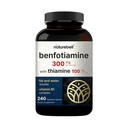 NatureBell Benfotiamine 300mg met Thiamine 100mg Per Serveersessie 