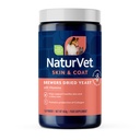 NaturVet Brouwers Gedroogde Gist Formule met Knoflook smaakstoffen Plus Vitaminen voor honden en katten, Poeder, Made in The USA with Globally Source Ingrediënten 1 Pond