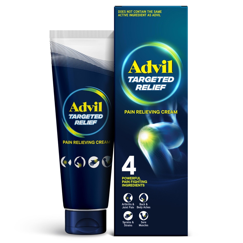 Advil doelgerichte verlichting pijn losmaken crème, tot 8 uur krachtige verlichting van lichte gewrichtspijn, gewrichtspijn, lagere rugpijn en spierpijn - 4 oz