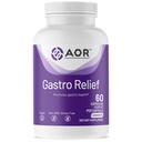 AOR, Gastro Relief, Supplément naturel pour la santé gastrique avec Gum mastique et vitamine C, Vegan, 60 capsules (30 portions)
