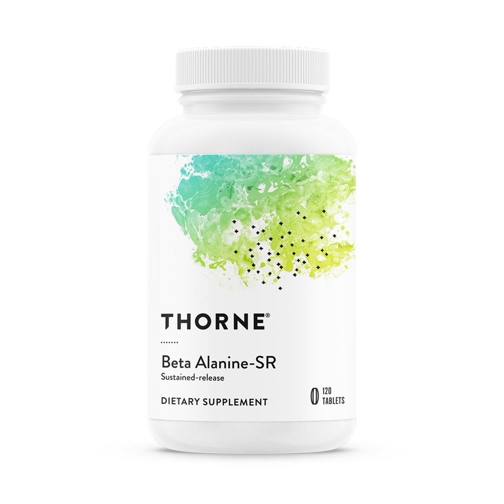 THORNE - Beta Alanine Sustained Release - Ondersteunt Muscle Output & Endurance - Helpt vermoeidheid en vermoeidheid te verminderen* - Aminozuursupplement - NSF Gecertificeerd voor sport - Gluten & Dairy-Free - 120 tabletten