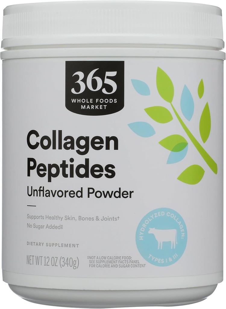 365 door Whole Foods Market, Collageen Peptides Proteine Powder Unflavored, 12 Ounce