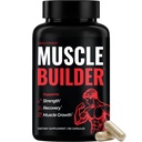 Bâtisseur de muscles anabolisants non modifié pour les hommes - Croissance, taille, force - Supplément de construction musculaire naturelle et booster l'énergie - Tribulus Terrestris, Ginseng, Vitamine D3, Ashwagandha - 150 capsules