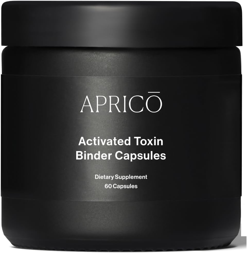Aprico geactiveerde Toxin Binder Capsules met geactiveerde Charcoal, Zeoliet en Aloë Vera - Detox Support (60 capsules)
