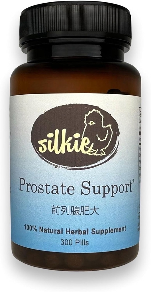 Silkie Herbs Prostaat Support - Urinaire verlichting, Blaascontrole, Verminder frequent urineren, 300 Tellen