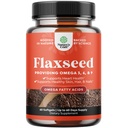 Vlaszaadolie 1000mg Softgels - Hoge potentie Vlaszaadolie Softgels voor hartgezondheid Vertering en Hersenondersteuning - Koud geperst biologisch Vlaszaad Het leveren van plantaardige Omega 3 6 9