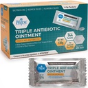 MED PRIDE Triple Antibiotische Zalf Paketten Bulk 144 X 0,9g, Individuele Antibiotische Zalf Paketten voor Burns, Snijwonden, Wond Care