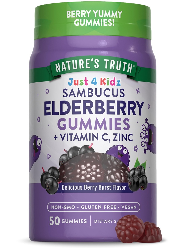 De waarheid van de natuur Kids Vlierbessen Gummies