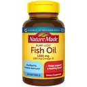 Burp-Less Fish Oil 1200 mg, 60 Softgels, Visolie Omega 3 Supplement voor de gezondheid van het hart