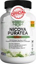 Nicoya PuraTea Max Green Tea Extract & Green Coffee Bean voor voedingsondersteuning, natuurlijke energie Boost, antioxidant-rijk supplement 60 capsules