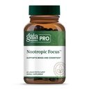 GAIA HERBS PRO Nootropic Focus - Brein Health Support Supplement* - Nootropic Supplement with Saffron, Ginkgo Leaf Extract & Lemon Balm - Veganistisch, Glutenvrij - 40 Liquid Phyto-Caps (20 Servers)
